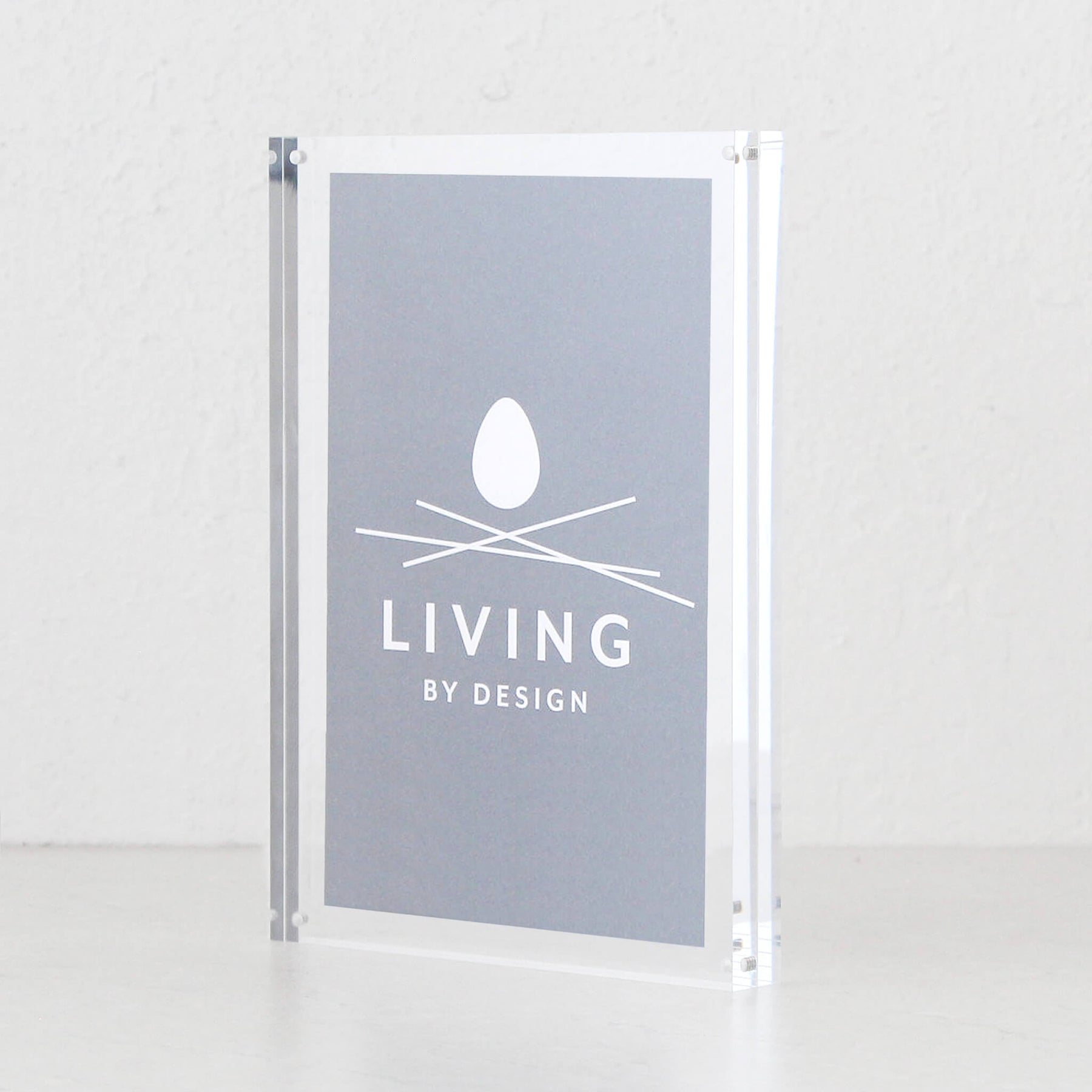 LUCID PERSPEX PHOTO FRAME | A4 ACRYLIC PHOTO FRAME – Living By Design