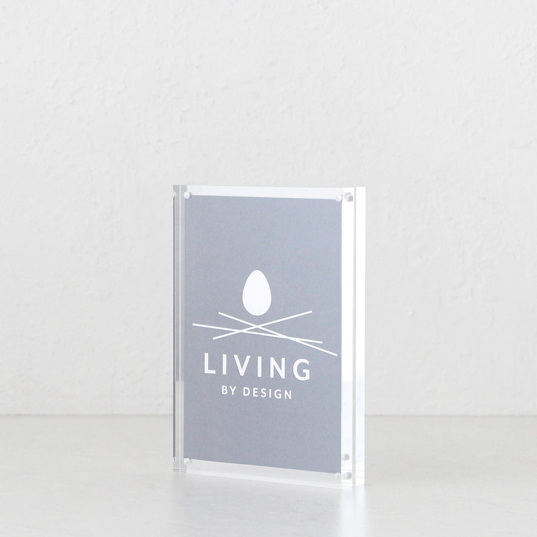 PERSPEX 4 x 6 PHOTO FRAME, A5 ACRYLIC PICTURE FRAME, FAMILY PHOTOS ...