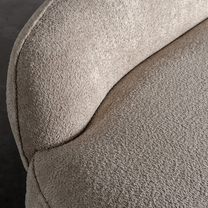 LUSSO CURVED MODULAR SOFA  |  5 SEATER  |  CHALKSTONE BEIGE