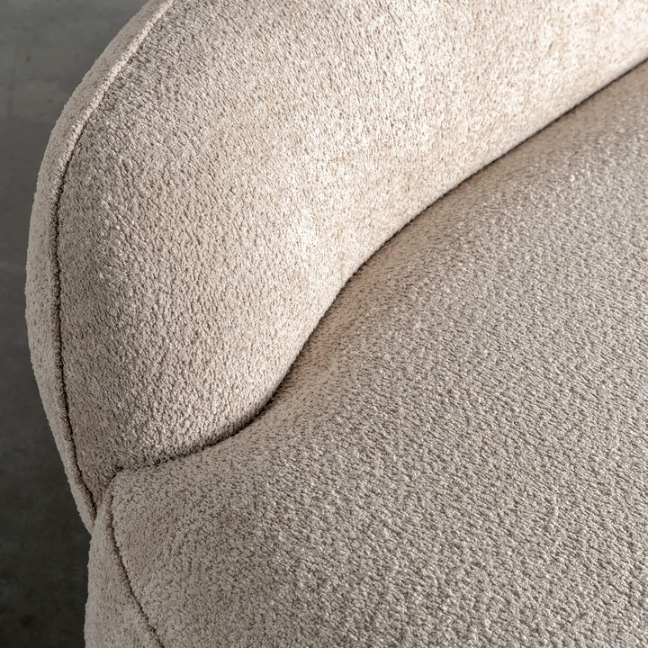 LUSSO CURVED MODULAR SOFA  |  5 SEATER  |  CHALKSTONE BEIGE