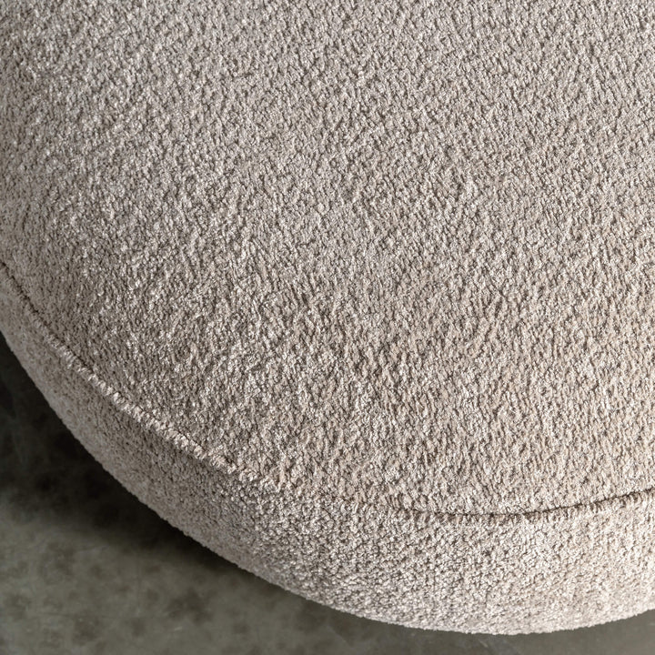 LUSSO CURVED MODULAR SOFA  |  5 SEATER  |  CHALKSTONE BEIGE
