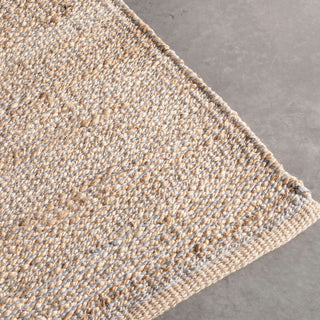 LATENZA JUTE DOOR MAT  |  60 X 90  |  NATURAL JUTE + GREY