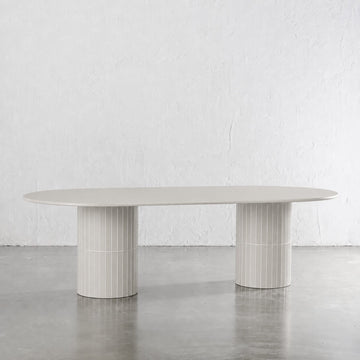 LOMBARD OUTDOOR DINING TABLE  |  BEECHWOOD BEIGE  |  220CM