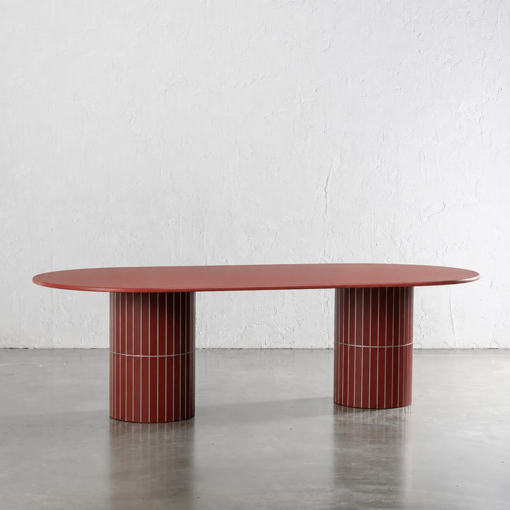 LOMBARD OUTDOOR DINING TABLE  |  TUSCAN TERRACOTTA  |  220CM