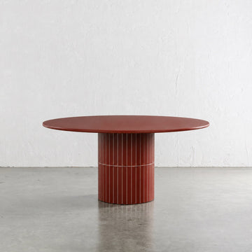 LOMBARD OUTDOOR ROUND DINING TABLE  |  TUSCAN TERRACOTTA  |  130CM