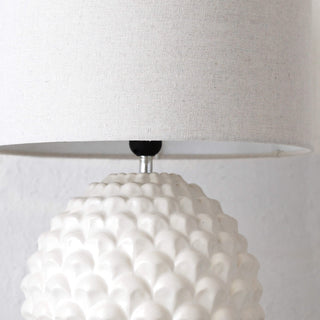 MACY TABLE LAMP  |  WHITE