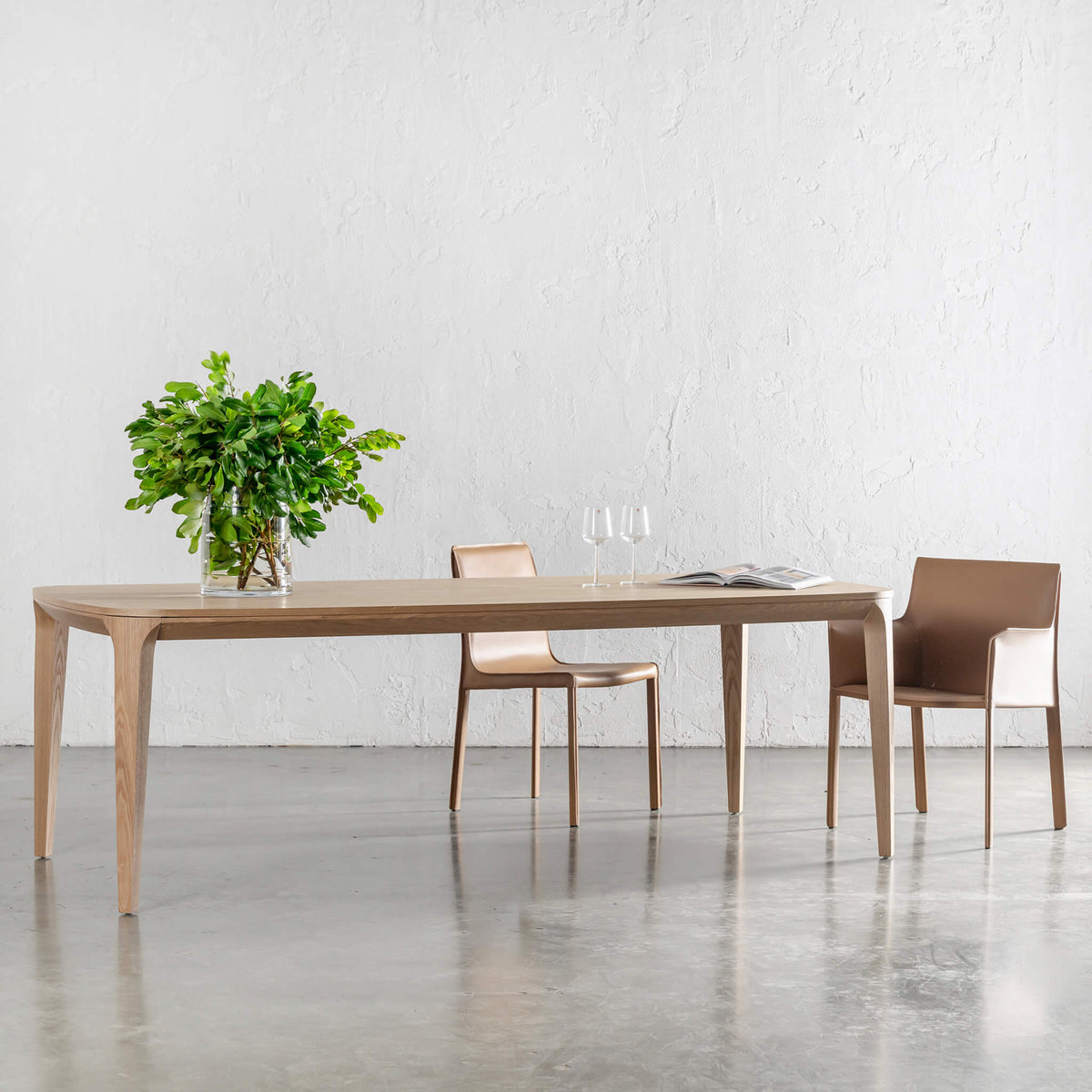 MAGNUS DINING TABLE | BIRCH ASH WOOD GRAIN | 240CM – Living By Design