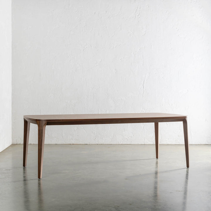 MAGNUS DINING TABLE  |  DEEP WALNUT WOOD GRAIN  |  240CM