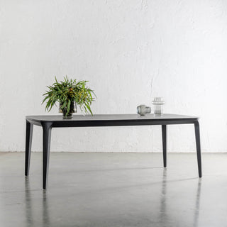 MAGNUS DINING TABLE  |  BLACK NOIR WOOD GRAIN  |  210CM