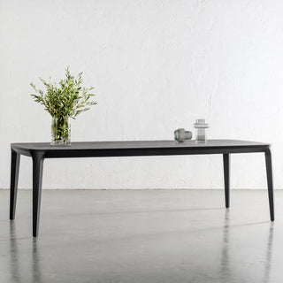 MAGNUS DINING TABLE  |  BLACK NOIR WOOD GRAIN  |  270CM