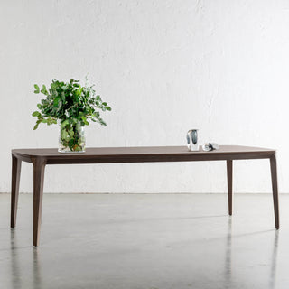 MAGNUS DINING TABLE  |  DEEP WALNUT WOOD GRAIN  |  270CM