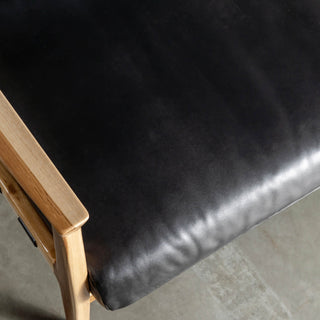 MALAND CASSIUS ARMCHAIR  |  BLACK LEATHER