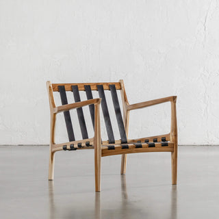 MALAND CASSIUS ARMCHAIR  |  BLACK LEATHER