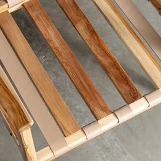 MALAND CASSIUS ARMCHAIR  |  LIGHT TAUPE LEATHER