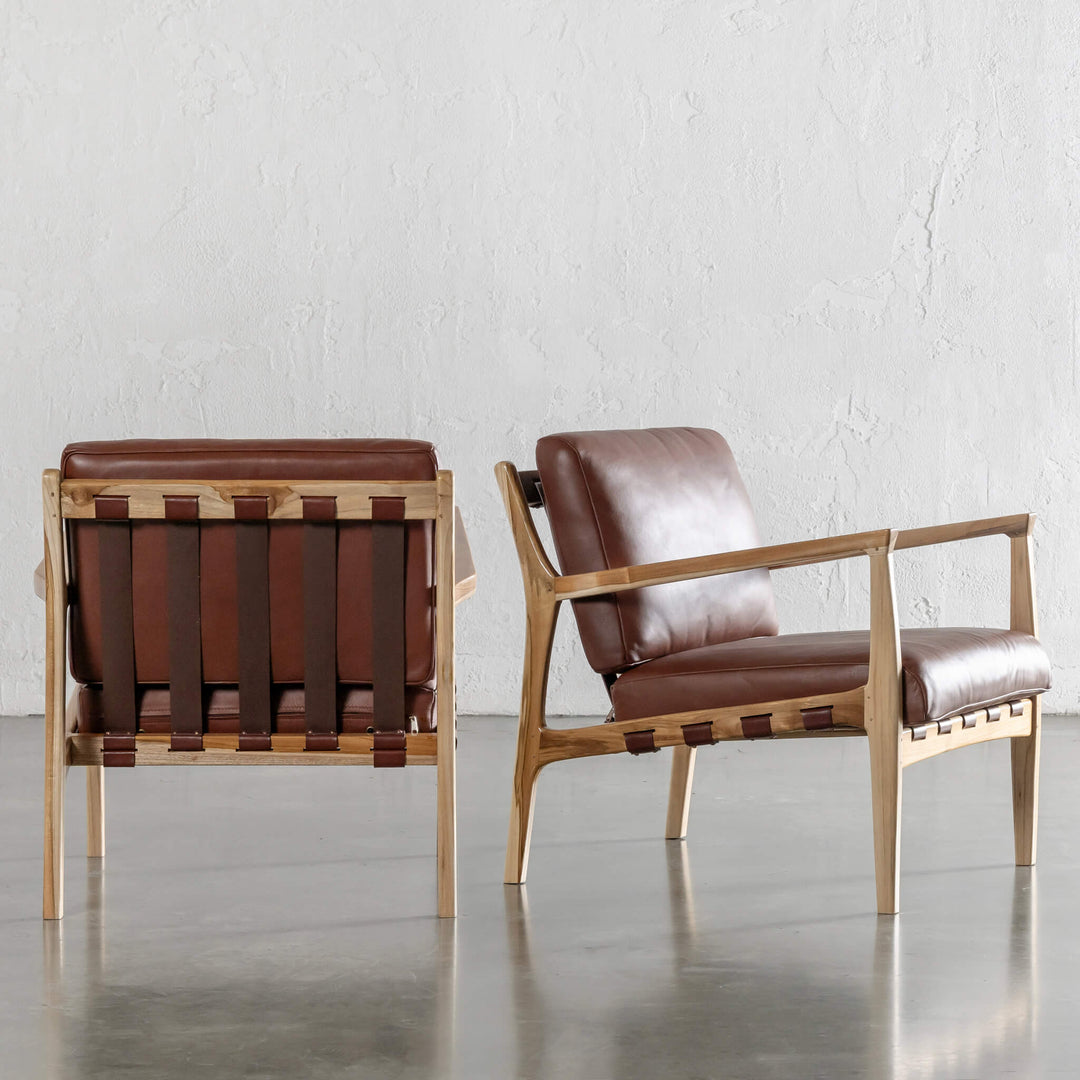 MALAND CASSIUS ARMCHAIR   |  TAN LEATHER