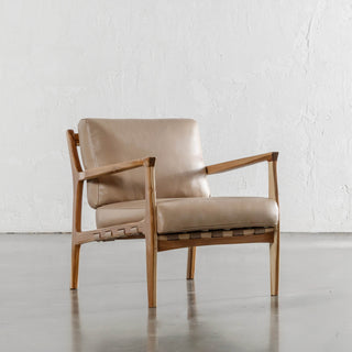 MALAND CASSIUS ARMCHAIR  |  LIGHT TAUPE LEATHER