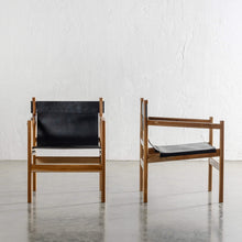 MALAND PORTO ARMCHAIR UNSTYLED  |  BLACK LEATHER