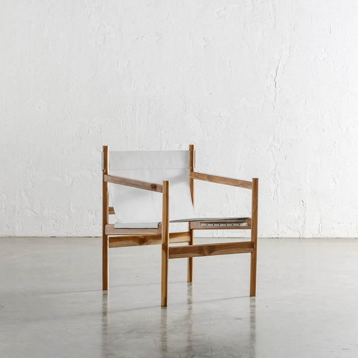 MALAND PORTO ARMCHAIR  |  WHITE LEATHER