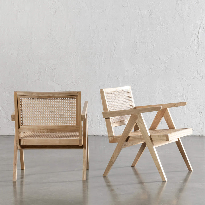 MALAND RATTAN ARMCHAIR  |  NATURAL FRAME + NATURAL RATTAN