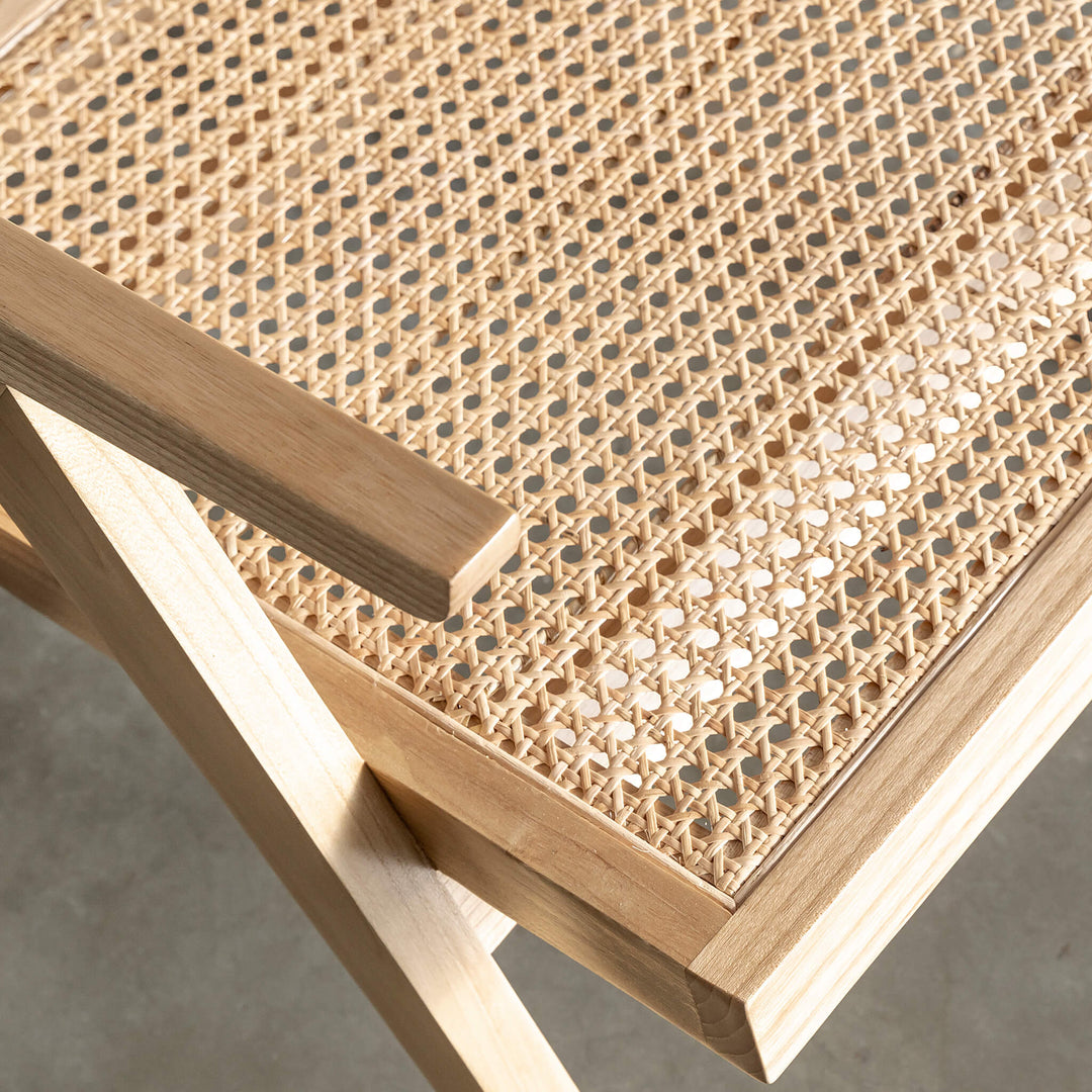 MALAND RATTAN ARMCHAIR  |  NATURAL FRAME + NATURAL RATTAN