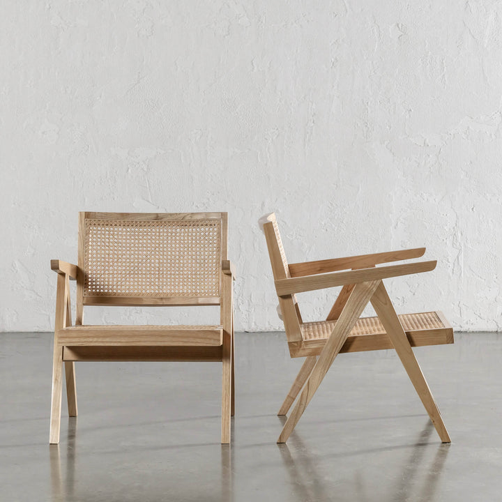 MALAND RATTAN ARMCHAIR  |  NATURAL FRAME + NATURAL RATTAN