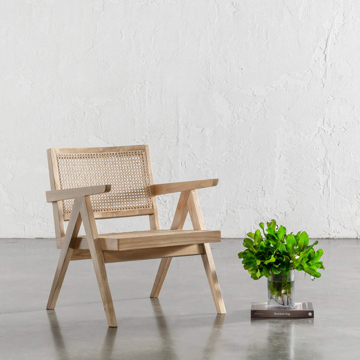 MALAND RATTAN ARMCHAIR  |  NATURAL FRAME + NATURAL RATTAN