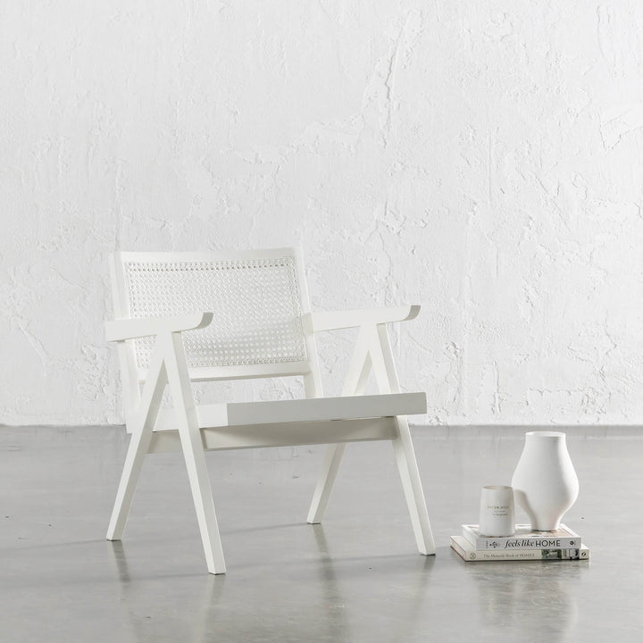 MALAND RATTAN ARMCHAIR | WHITE