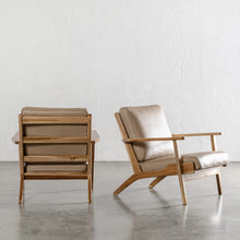 MALAND SVEN ARM CHAIR  |  LIGHT TAUPE LEATHER