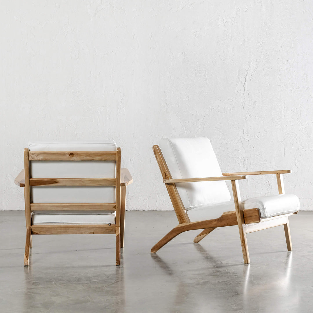 MALAND SVEN ARM CHAIR  |  WHITE LEATHER