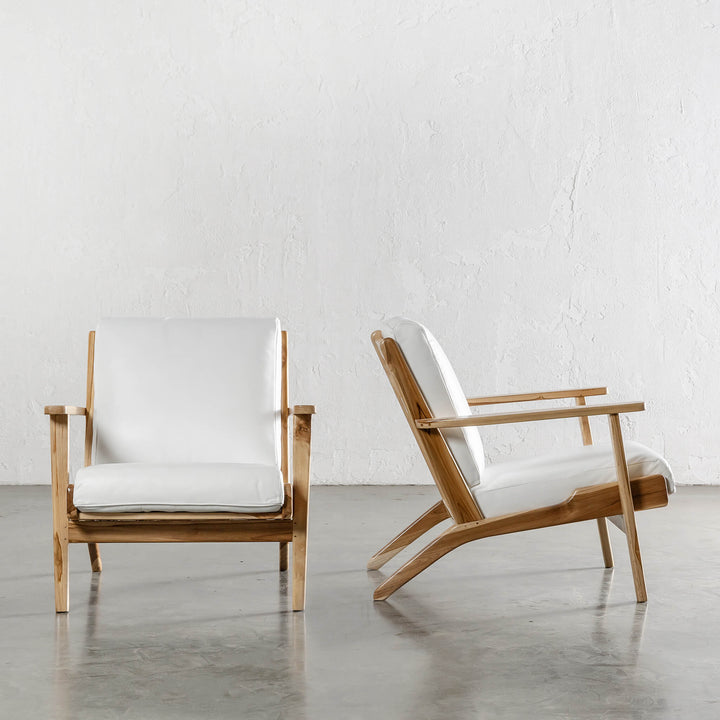 MALAND SVEN ARM CHAIR  |  WHITE LEATHER