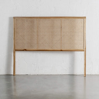 MALAND RATTAN BEDHEAD  |  NATURAL FRAME + NATURAL RATTAN STANDING