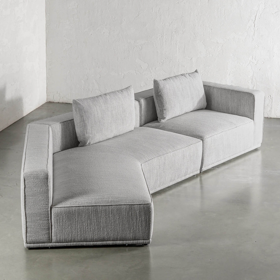 MALONNO MODULAR CHAISE LOUNGE SOFA  |  ANISEED ASH GREY