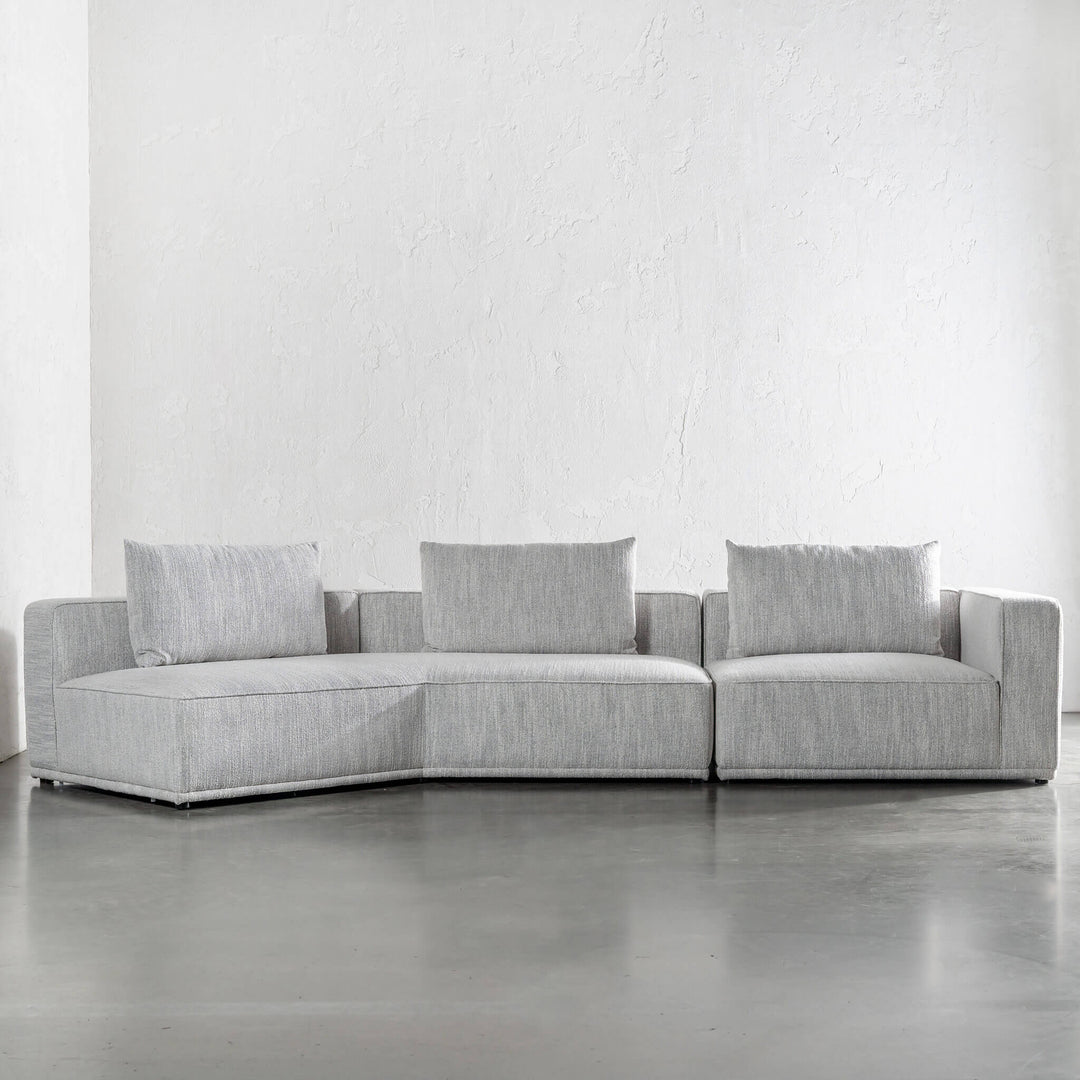 MALONNO MODULAR CHAISE LOUNGE SOFA  |  ANISEED ASH GREY