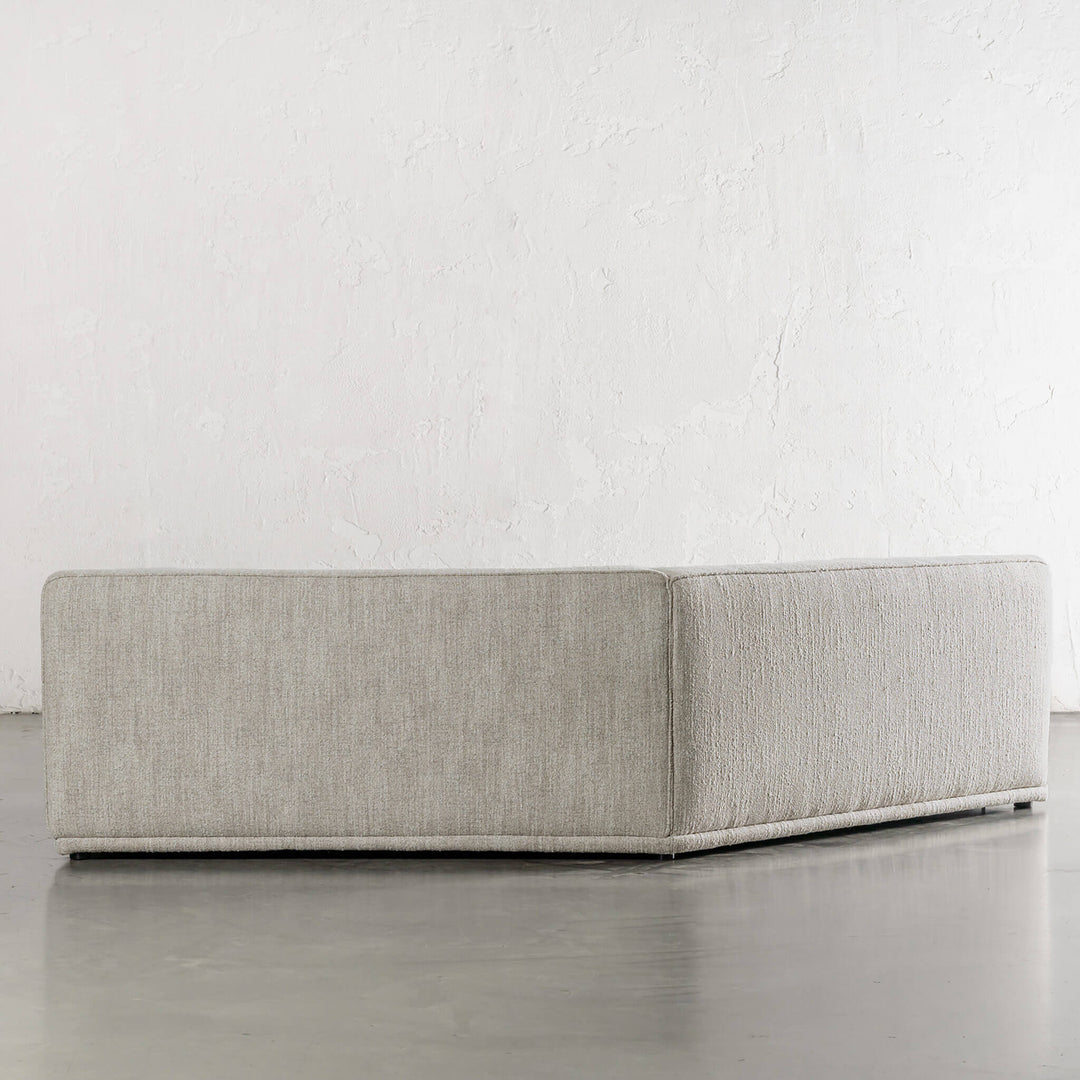 MALONNO MODULAR CHAISE LOUNGE SOFA  |  COCONUT HUSK HAZE