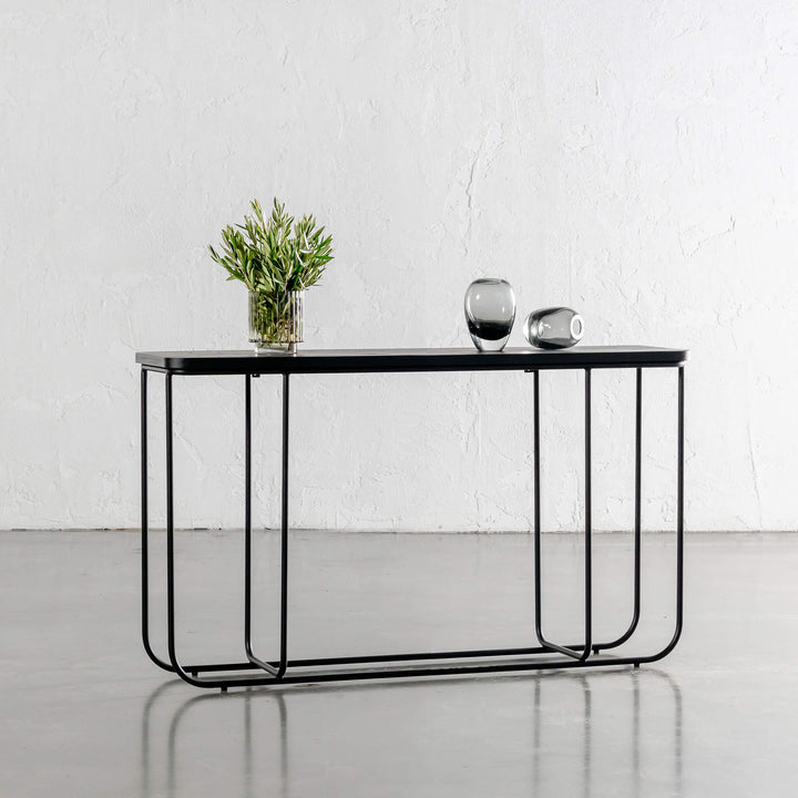 MANSAM SIDEBOARD CONSOLE  |  120CM  |  BRUSHED BLACK ELM