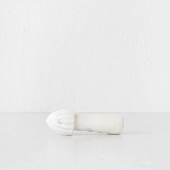 MARA CITRUS REAMER | WHITE MARBLE