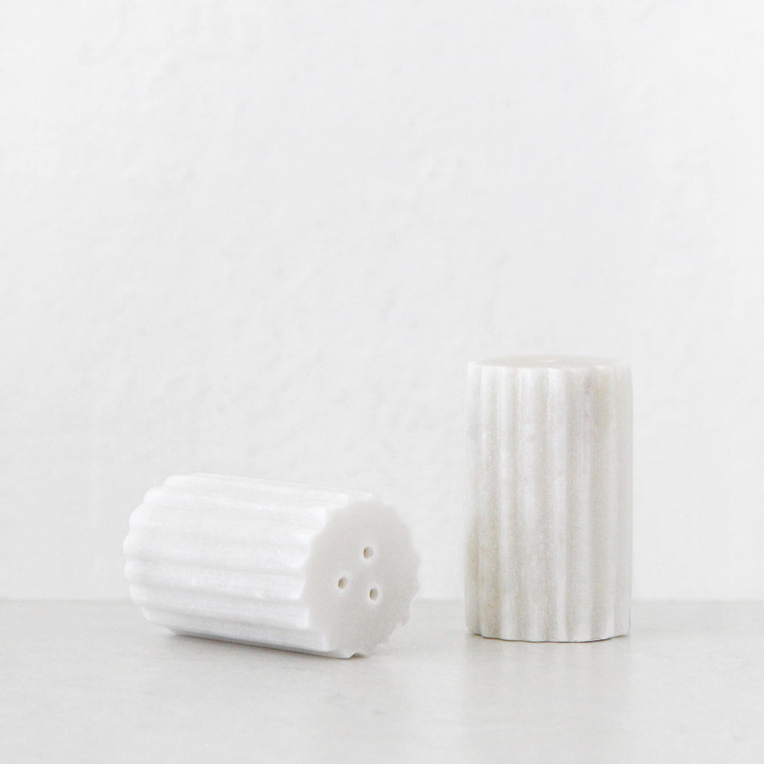 MARA SALT SHAKER | WHITE MARBLE