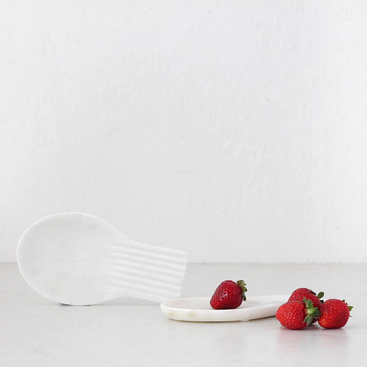 MARA SPOON REST BUNDLE | WHITE MARBLE