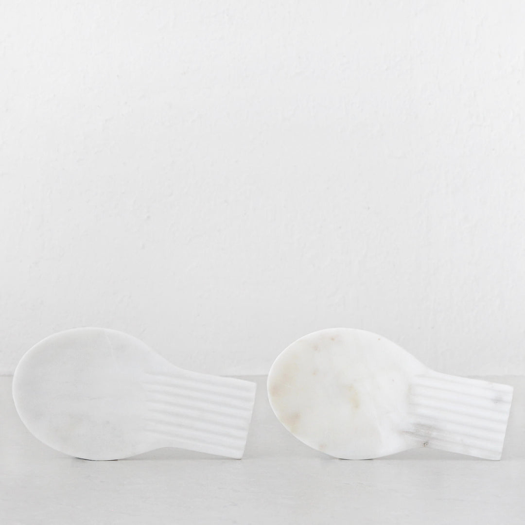 MARA SPOON REST BUNDLE | WHITE MARBLE