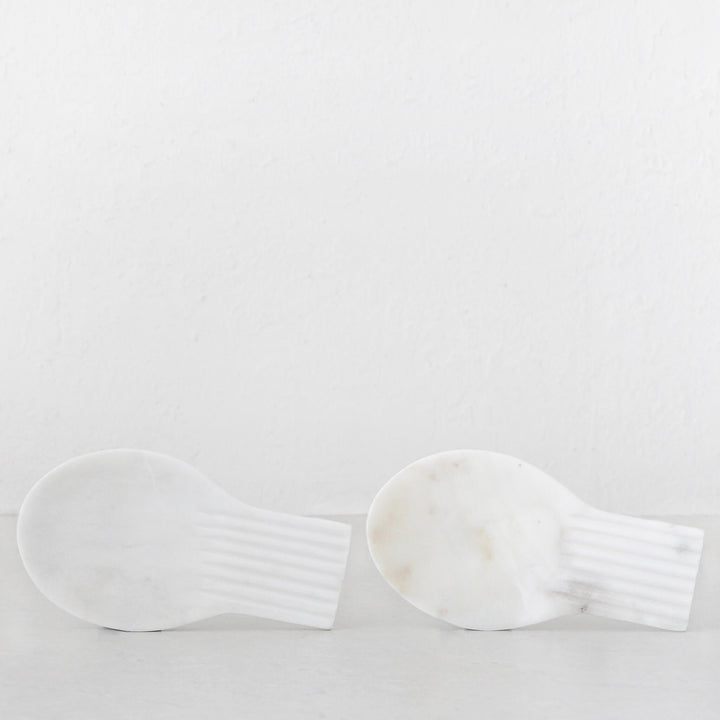 MARA SPOON REST BUNDLE | WHITE MARBLE