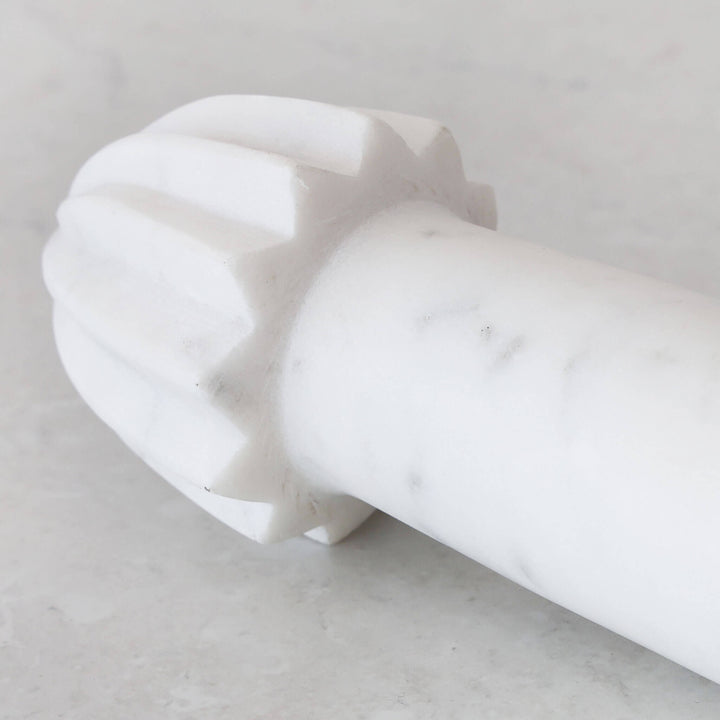 MARA CITRUS REAMER  |  WHITE MARBLE