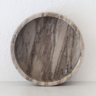 MARA MARBLE SALAD BOWL  |  BEIGE MARBLE