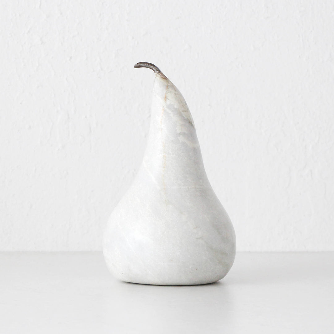 MARBLE PEAR  |  WHITE  |  SET OF 3