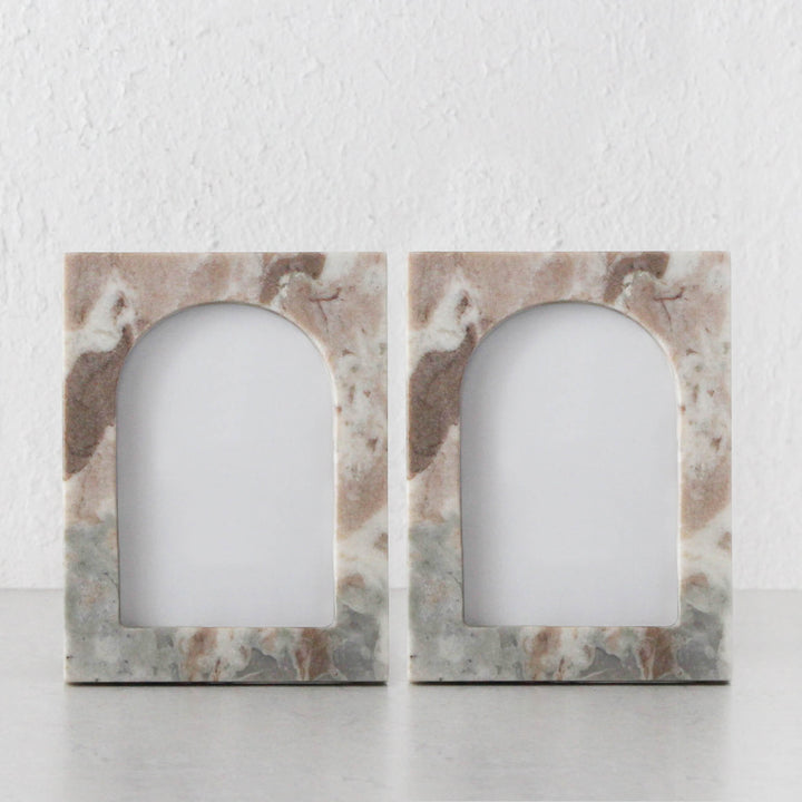 MARCO MARBLE PHOTO FRAME BUNDLE X2 | 5X7 | NUDE MARBLE