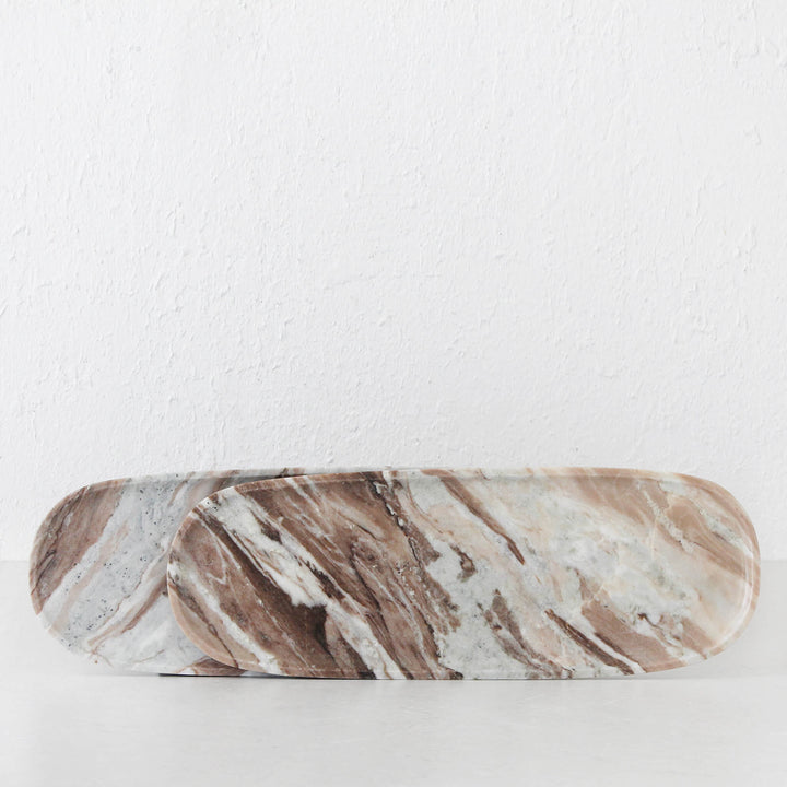 MARCO MARBLE SERVING TRAY BUNDLE X2 |  NUDE MARBLE