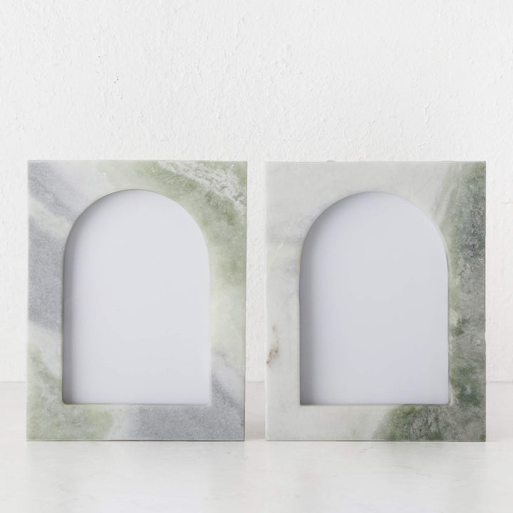 MARCO MARBLE PHOTO FRAME BUNDLE X2 | 5X7 | GREEN MARBLE
