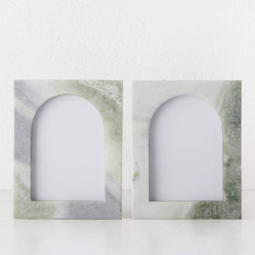 MARCO MARBLE PHOTO FRAME BUNDLE X2 | 5X7 | GREEN MARBLE