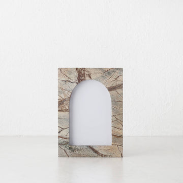 MARCO MARBLE PHOTO FRAME | 4X6 | CHESTNUT MARBLE