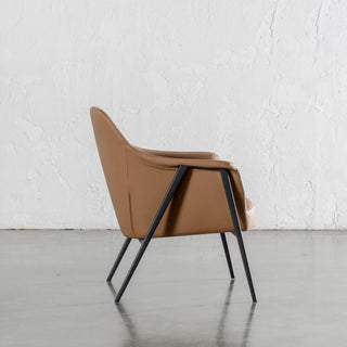 MARCUS ARMCHAIR   |  CANYON TAN VEGAN LEATHER