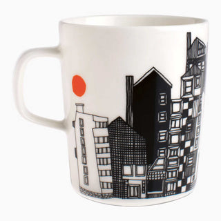 MARIMEKKO  |  SIIRTOLAPUUTARHA COFFEE MUG 2.5DL | ORANGE SPOT | BUNDLE X6
